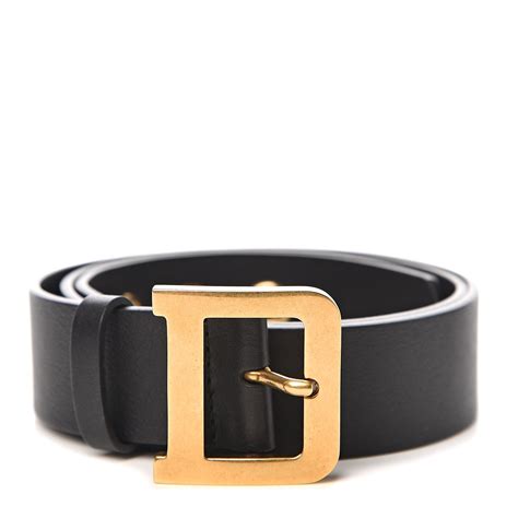 christian dior calf skin belt